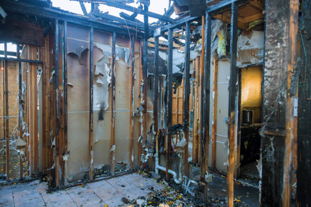 Professional Fire Damage Repair technician working in Louisville, OH